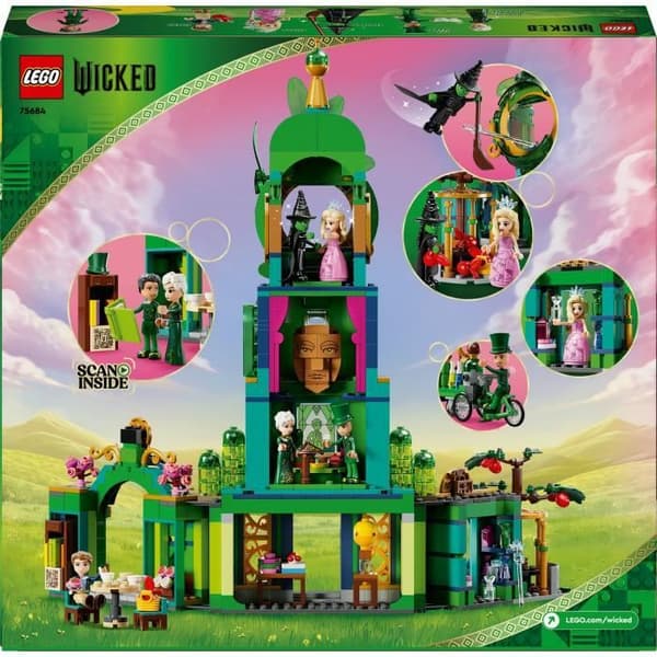 LEGO® Wicked 75684 Välkommen till Emerald City - Samlarleksak med Glinda och Elphaba