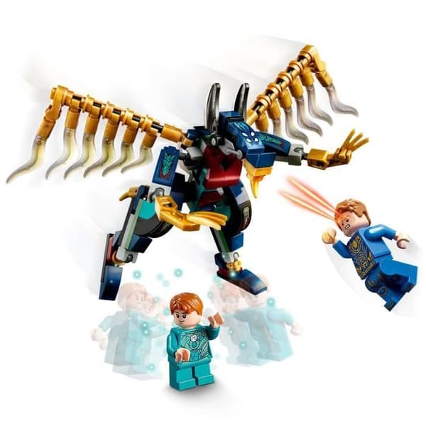 LEGO® 76145 Marvel Eternal Aerial Strike Byggleksak för barn från 7 år och uppåt med avvikande minifigurer