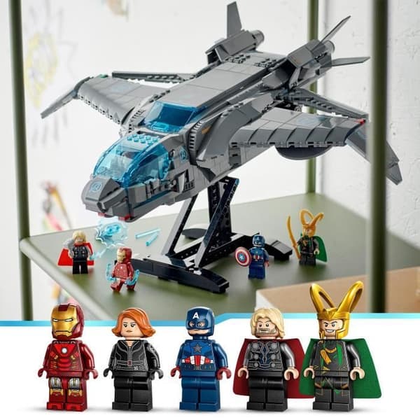 LEGO® Marvel 76248 The Avengers Quinjet, rymdskeppsleksak med minifigurer, Infinity