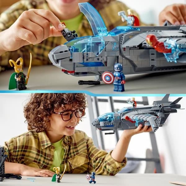 LEGO® Marvel 76248 The Avengers Quinjet, rymdskeppsleksak med minifigurer, Infinity