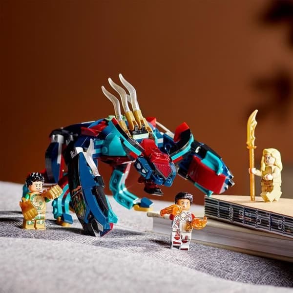 LEGO® 76154 Förundras över det avvikande bakhållet! The Eternals, Byggleksak för barn från 6 år, Superhjältefigurer