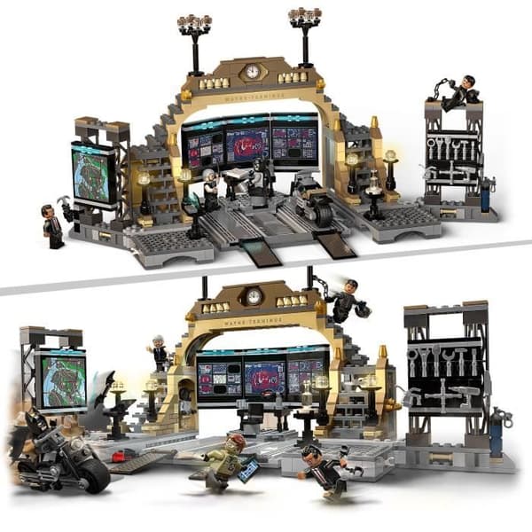 LEGO® 76183 DC Batman Batcave: Clash of the Rphinx, leksaksmotorcykel för barn över 8 år, med Catwoman och Alfred