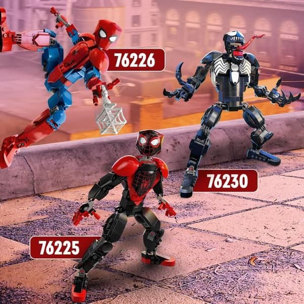 LEGO Marvel 76226 Spider-Man minifigur, superhjälte byggbar leksak, ålder 8 gåva