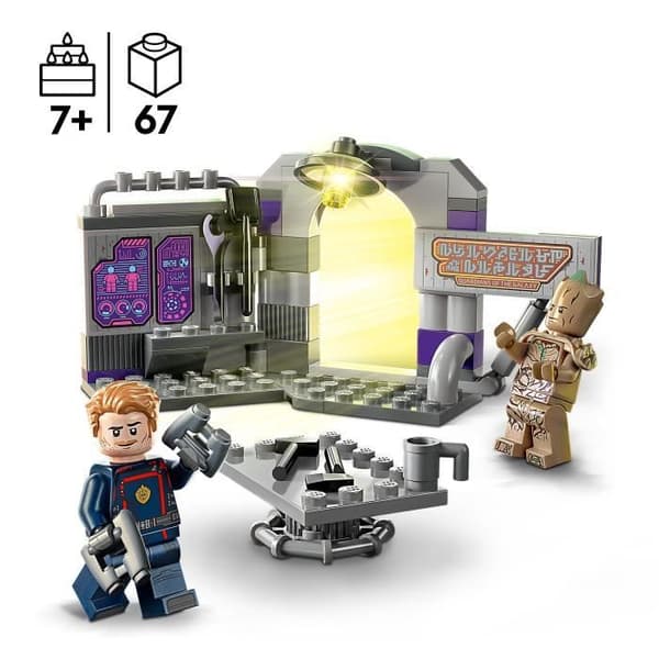 LEGO® Marvel 76253 Guardians of the Galaxy HQ volym 3 leksak med Groot och Star-Lord minifigurer