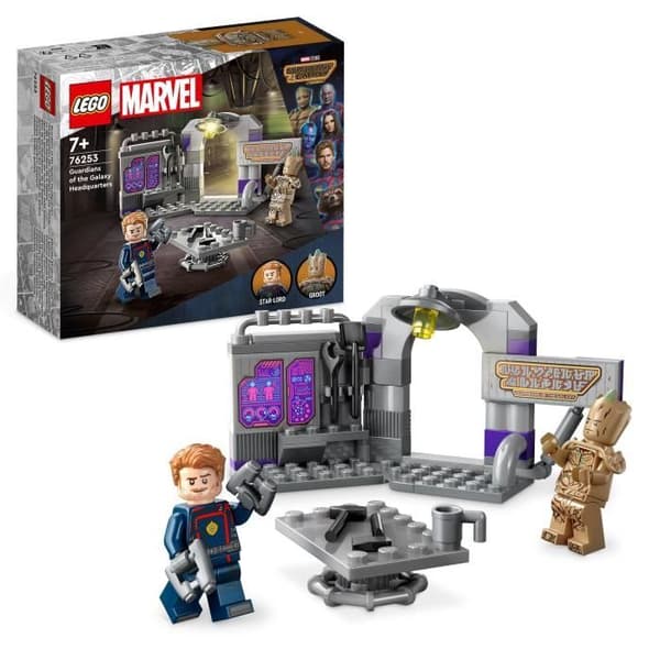 LEGO® Marvel 76253 Guardians of the Galaxy HQ volym 3 leksak med Groot och Star-Lord minifigurer