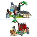 Miniatyrbild 3 av 6: LEGO® 76963 Jurassic World Baby Dinosaur Rescue Center, leksak med triceratops och Velociraptor minifigurer