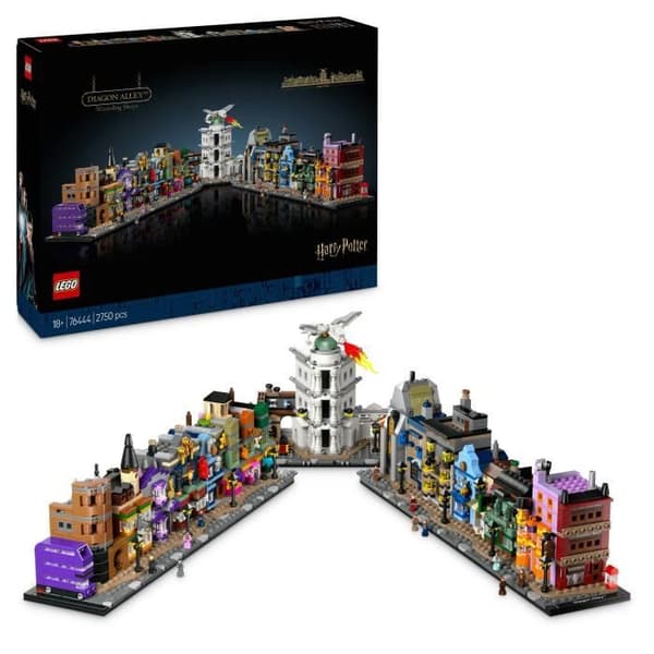 LEGO Harry Potter 76444 The Magic Shops of Diagon Alley - Set för vuxna