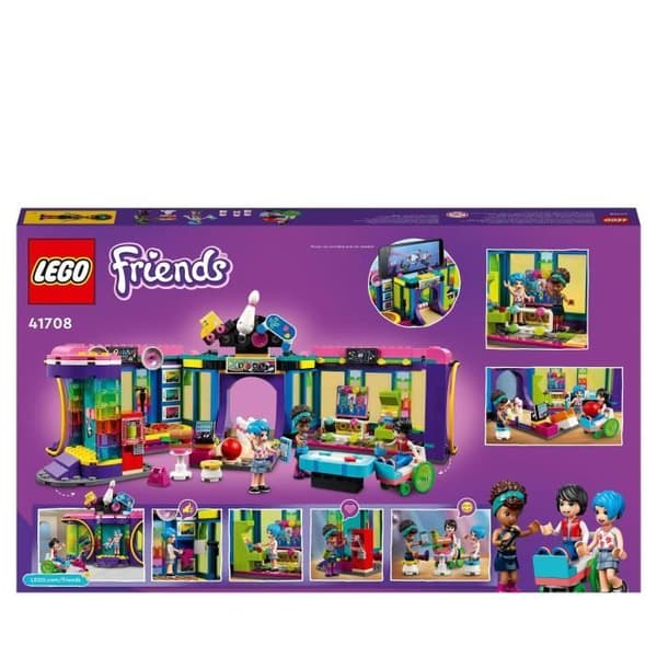 LEGO® Friends 41708 Roller Disco Arkadhall, Leksak, Minidockor, Barn 7 år