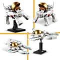 Miniatyrbild 4 av 6: LEGO® 31152 Creator 3-i-1 astronaut i rymden, byggleksak med hund och rymdfärja, dekoration