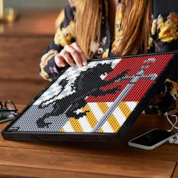 LEGO® Art 31201 Harry Potter™ Hogwarts vapensköld, väggdekoration, hantverk för vuxna