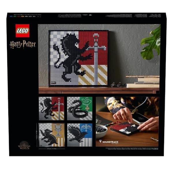 LEGO® Art 31201 Harry Potter™ Hogwarts vapensköld, väggdekoration, hantverk för vuxna