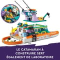 Miniatyrbild 3 av 6: LEGO® Friends 41734 sjöräddningsbåtleksak med delfiner och ubåtsminifigurer