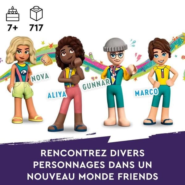 LEGO® Friends 41734 sjöräddningsbåtleksak med delfiner och ubåtsminifigurer