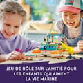Miniatyrbild 6 av 6: LEGO® Friends 41734 sjöräddningsbåtleksak med delfiner och ubåtsminifigurer