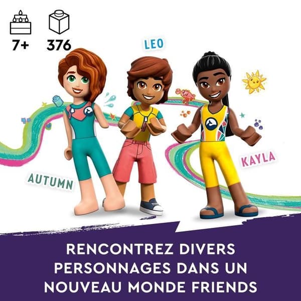LEGO® Friends 41736 sjöräddningscenter, djurveterinärleksak, barn 7 år