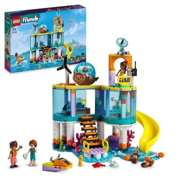 LEGO® Friends 41736 sjöräddningscenter, djurveterinärleksak, barn 7 år