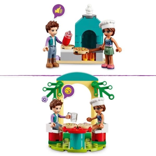 LEGO® 41705 Friends Heartlake City Pizzeria Restaurang Byggleksak för barn från 5 år och uppåt