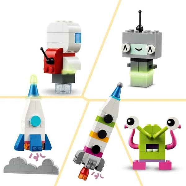 LEGO® 11037 Classic Creative Planets, Solsystemleksak, Raketskyttelbyggsats