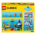 Miniatyrbild 5 av 5: LEGO® 4+ Classic 11013 kreativa genomskinliga klossar, byggset med klossar inklusive djur för barn