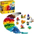 Miniatyrbild 1 av 5: LEGO® 4+ Classic 11013 kreativa genomskinliga klossar, byggset med klossar inklusive djur för barn