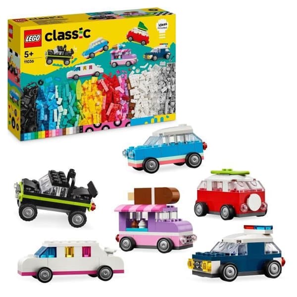 LEGO® 11036 klassiska kreativa fordon, modellbilar, polisfordon, lastbilar och andra