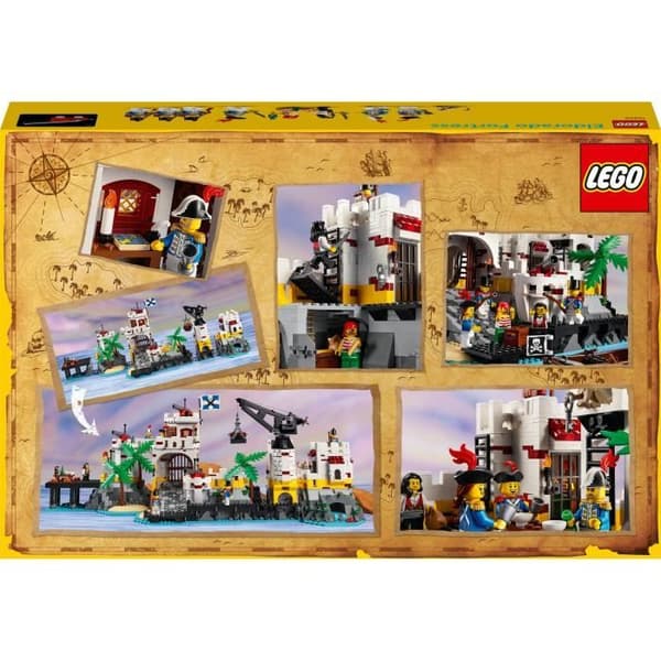 LEGO® 10320 ikoner Eldorado fästning, vuxenmodellsats med piratskepp och 8 minifigurer