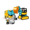 Miniatyrbild 2 av 4: LEGO® 10931 DUPLO lastbil och grävmaskin, entreprenadmaskinleksak för barn från 2 år