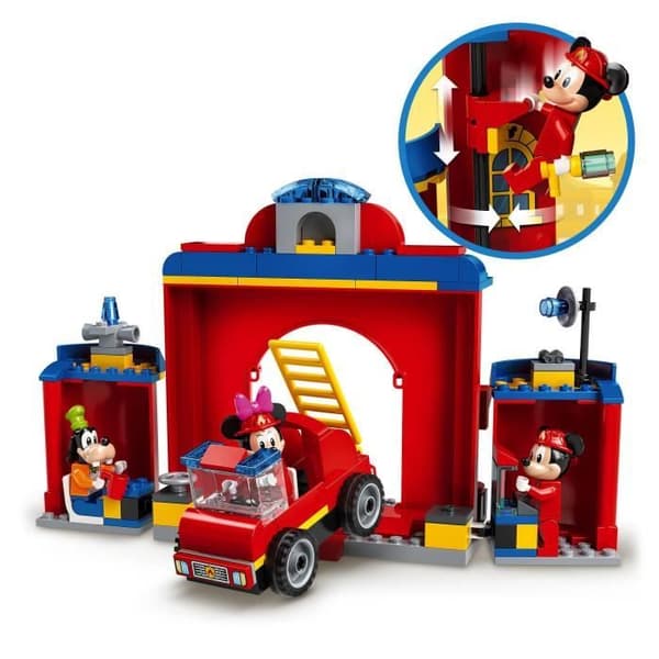 LEGO® 4+ 10776 Disney® Mickey and Friends brandstation och brandbil