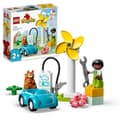 Miniatyrbild 1 av 2: LEGO® DUPLO My Town 10985 vindturbin och elbil, leksaksbil för barn från 2 år och uppåt