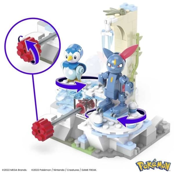 MEGA Pokémon - Piplup och Farfuret - Byggleksak - 7 år och över HKT20