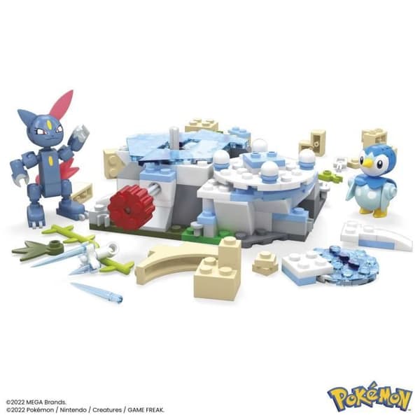 MEGA Pokémon - Piplup och Farfuret - Byggleksak - 7 år och över HKT20