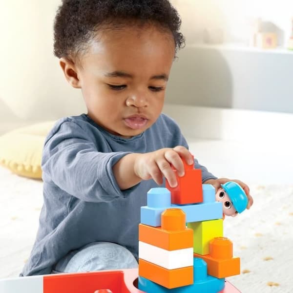 MEGA BLOKS-Wagon Tourni-Blocs HHN00