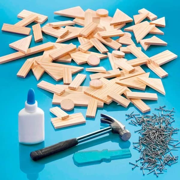 Kreativt kit - TOPIOL från DODO - Carpenter King - Trä - För barn från 6 år och uppåt