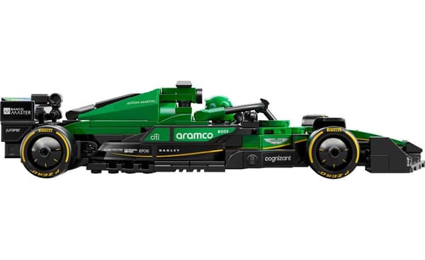 LEGO Aston Martin Aramco F1 AMR24 racerbil
