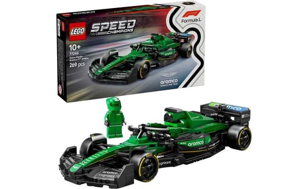 LEGO Aston Martin Aramco F1 AMR24 racerbil