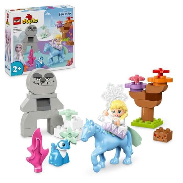 LEGO DUPLO | Disney 10418 Elsa och Bruni i den förtrollade skogen, byggleksak
