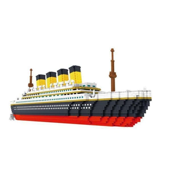 Maquette Titanic - INN - 3800 delar - Plast - Röd, Vit, Grå - Att montera själv