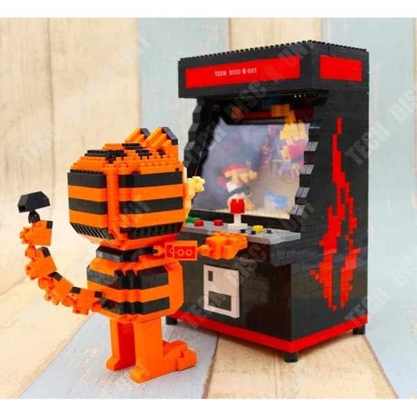 Maskin för byggbar arkad Street Fighter, leksak för vuxna och barn, retro videospel, amatörfigur, present till födelsedagen