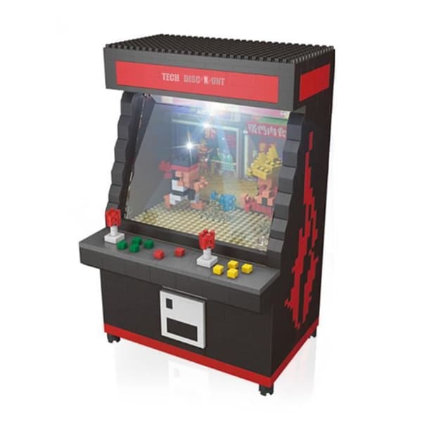 Maskin för byggbar arkad Street Fighter, leksak för vuxna och barn, retro videospel, amatörfigur, present till födelsedagen