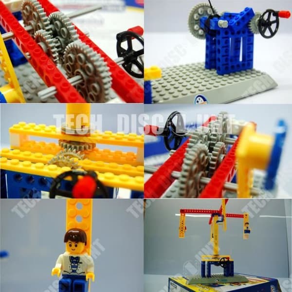 TD® Barnleksaksmaskin montering undervisning byggstenar lekfull inlärning kreativa klossar pedagogisk cad