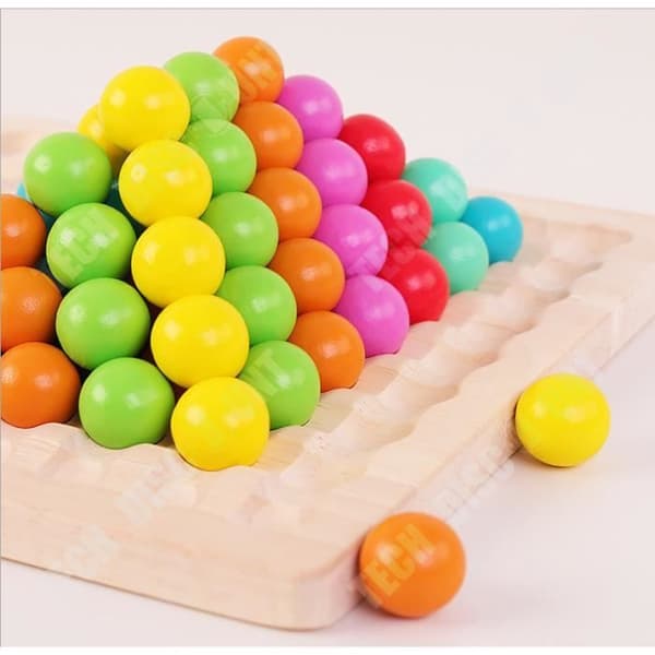 TD® Disposal Rainbow Clip Beads Rolig tidig barndomsutbildning