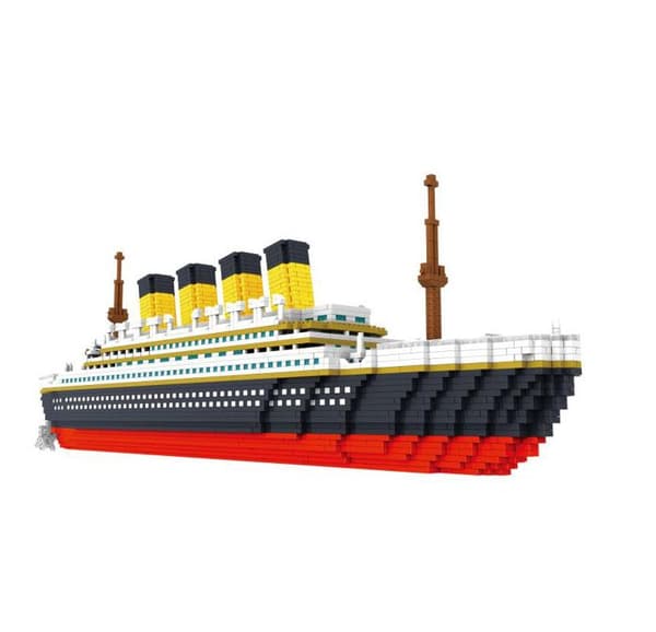 Titanic modell - INNOVTEC - 3800 stycken - Plast - 40x7x28,5 cm - Blandat