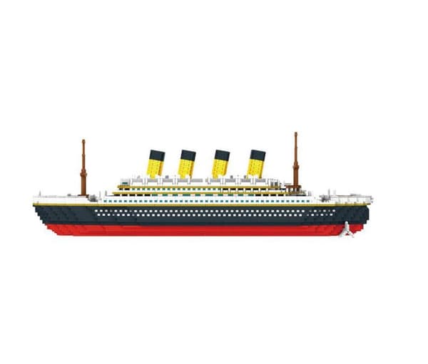 Titanic modell - INNOVTEC - 3800 stycken - Plast - 40x7x28,5 cm - Blandat