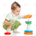Miniatyrbild 2 av 4: HTBE® för tidig utbildning leksak baby pussel 0-3 år gammal baby leksak kopp leksak säkerhetsplast material ring stapling musik