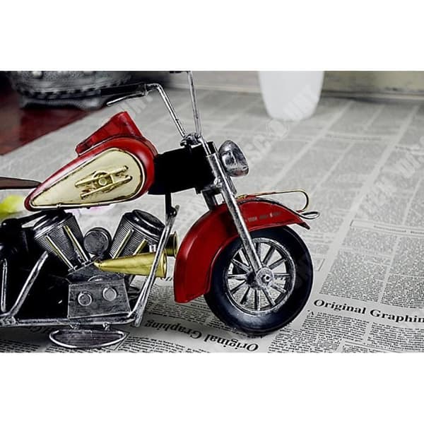 TD® modell motorcykel vuxen barn retro leksak av pojke miniatyr födelsedag exteriör interiör fantasi realistisk original järn