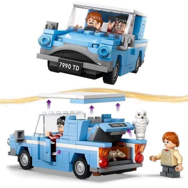LEGO Harry Potter 76424 The Flying Ford Anglia, barnleksak, byggbar bil
