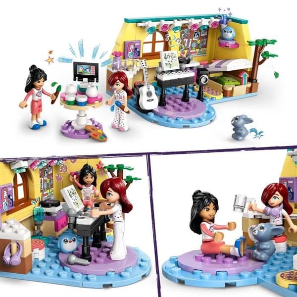 LEGO Friends 42647 Paisleys sovrum - Interaktiv leksak för tjejer från 6 år och uppåt