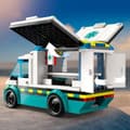 Miniatyrbild 3 av 6: LEGO City 60451 Emergency Ambulance – Byggleksak för pojkar från 5 år och uppåt