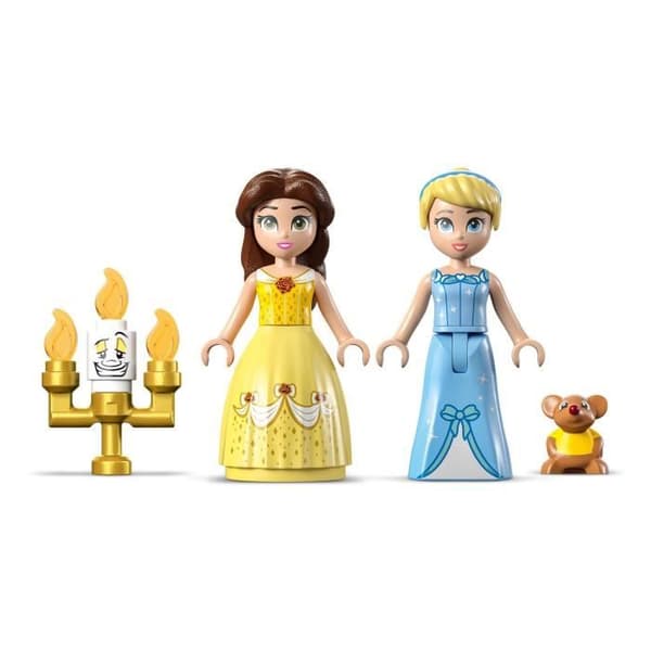 LEGO® Disney Princess 43219 kreativa slott, leksaksslott med Belle och Askungen minidockor