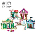 Miniatyrbild 2 av 6: LEGO® 43246 Disney Princess Disney Princess Adventures på marknaden, leksak med 4 minidockor: Ariel, Askungen